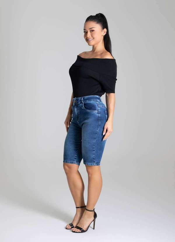 Sawary - Bermuda Jeans Sawary - 280110 Azul 5