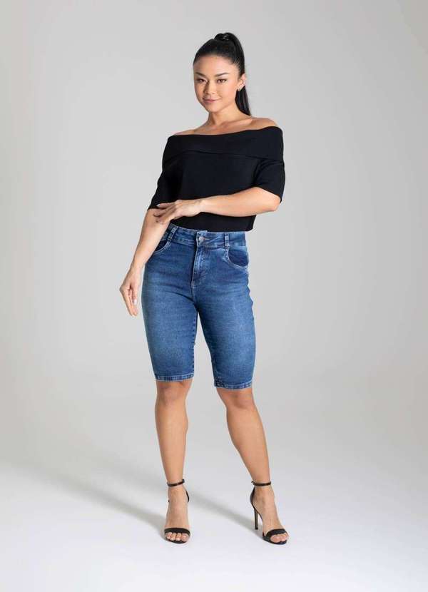 Sawary - Bermuda Jeans Sawary - 280110 Azul 6