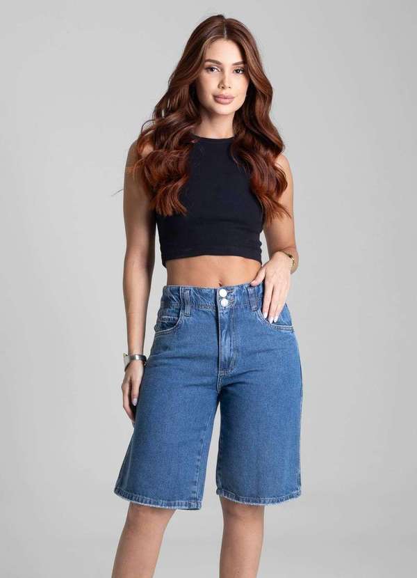 Sawary - Bermuda Jeans Sawary - 280739 Azul 2