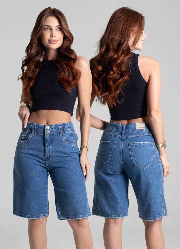 Sawary - Bermuda Jeans Sawary - 280739 Azul 6