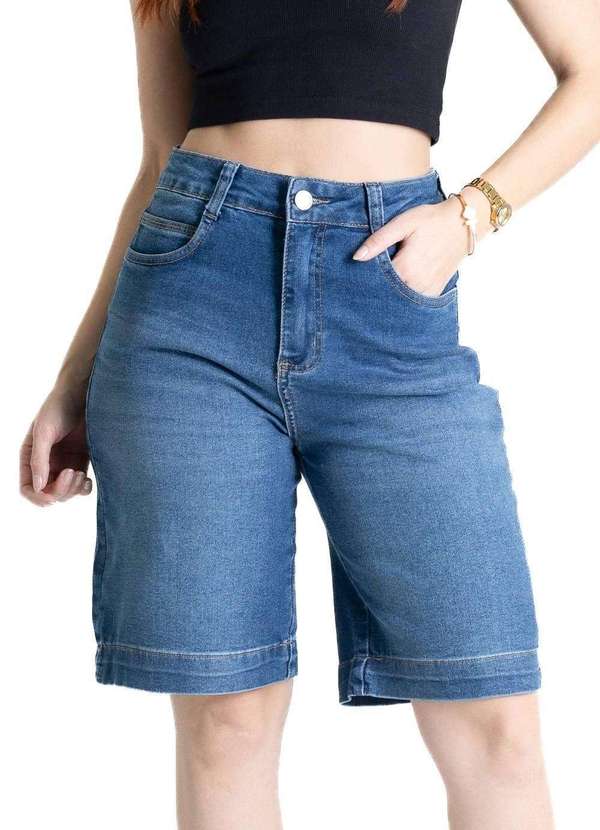 Sawary - Bermuda Jeans Sawary - 280748 Azul