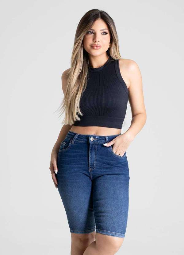 Sawary - Bermuda Jeans Sawary - 281072 Azul 2