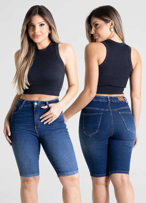 Sawary - Bermuda Jeans Sawary - 281072 Azul 6