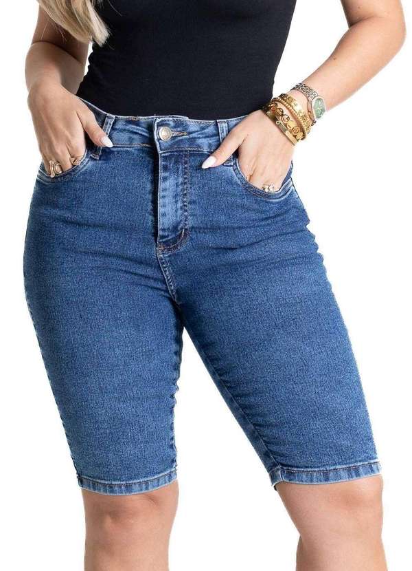 Sawary - Bermuda Jeans Sawary - 281199 Azul