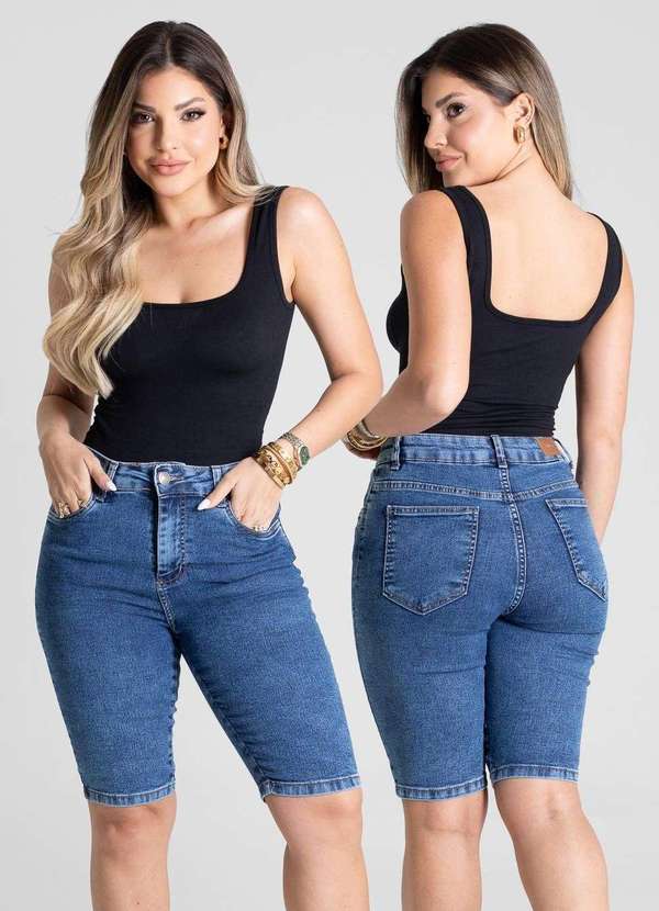 Sawary - Bermuda Jeans Sawary - 281199 Azul 6