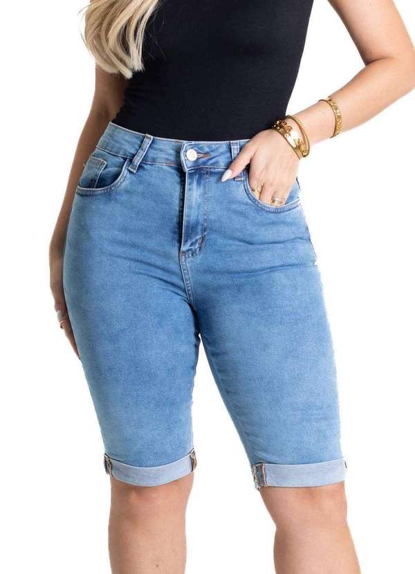 Sawary - Bermuda Jeans Sawary - 281202 Azul