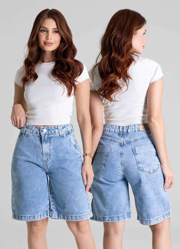 Sawary - Bermuda Jeans Sawary - 281382 Azul 2