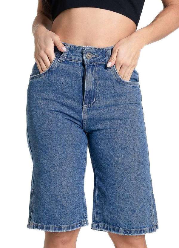 Sawary - Bermuda Jeans Sawary - 281977 Azul