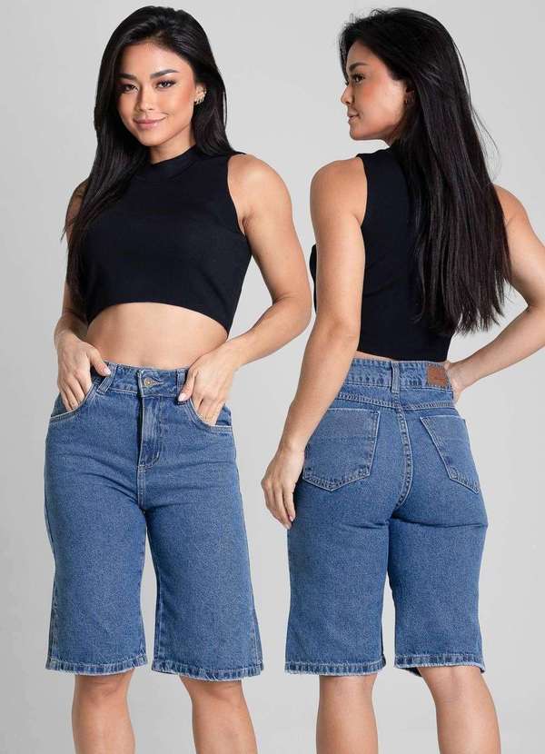 Sawary - Bermuda Jeans Sawary - 281977 Azul 6