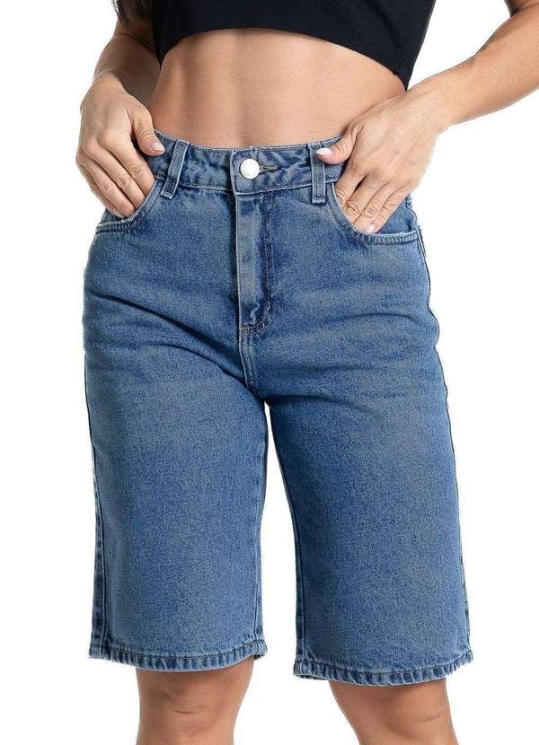 Sawary - Bermuda Jeans Sawary - 282198 Azul