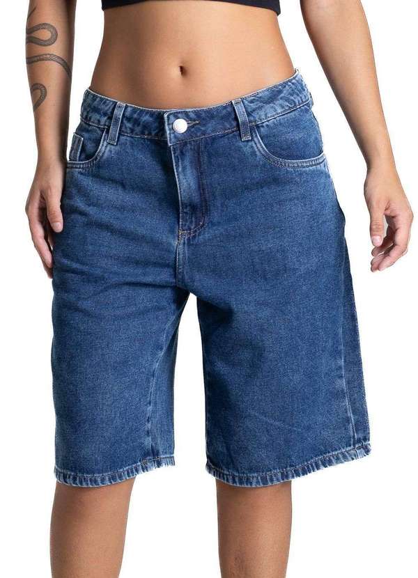 Sawary - Bermuda Jeans Sawary - 282199 Azul