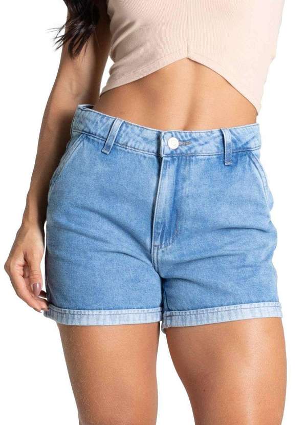 Sawary - Bermuda Jeans Sawary Azul