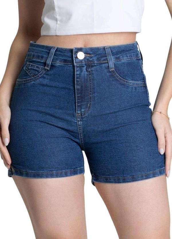 Sawary - Bermuda Jeans Sawary Azul