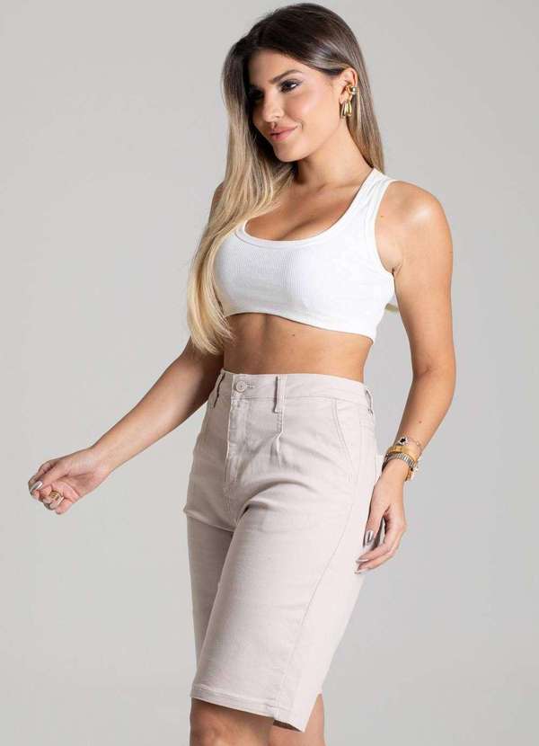 Sawary - Bermuda Sarja Sawary - 277255 Bege 2