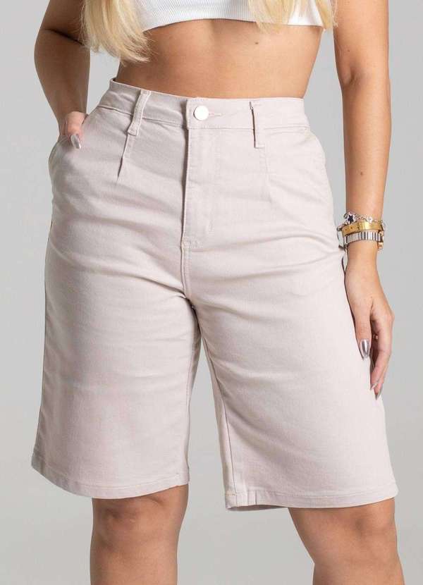 Sawary - Bermuda Sarja Sawary - 277255 Bege 4