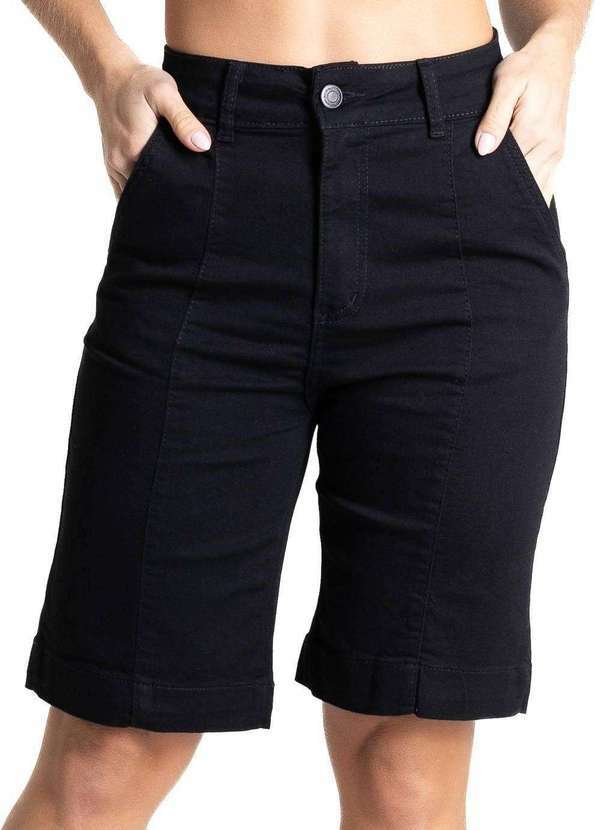 Sawary - Bermuda Sarja Sawary - 280638 Preto