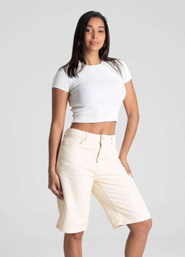 Sawary - Bermuda Sarja Sawary - 281589 Amarelo 3