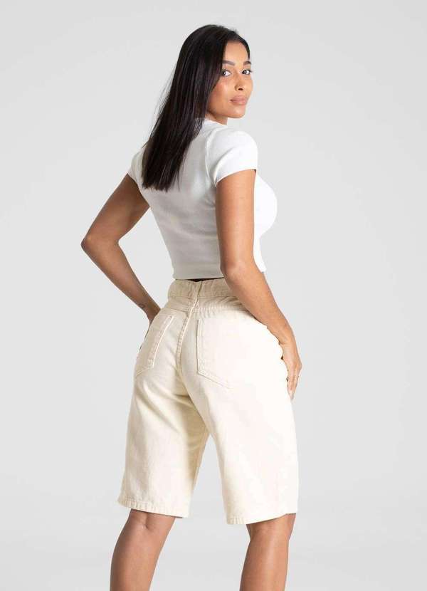 Sawary - Bermuda Sarja Sawary - 281589 Amarelo 4