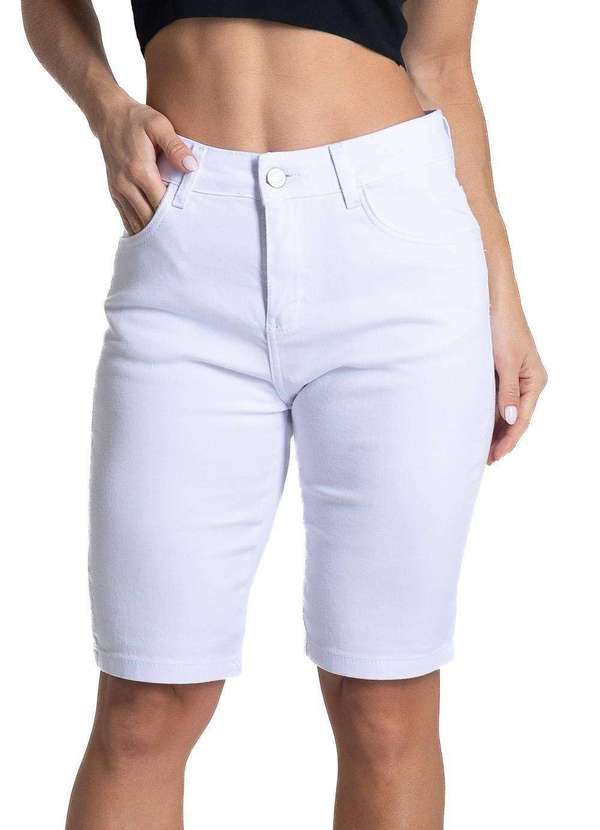 Sawary - Bermuda Sarja Sawary - 281879 Branco