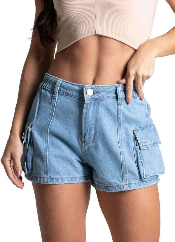Sawary - Shorts Jeans Sawary - 275805 Azul