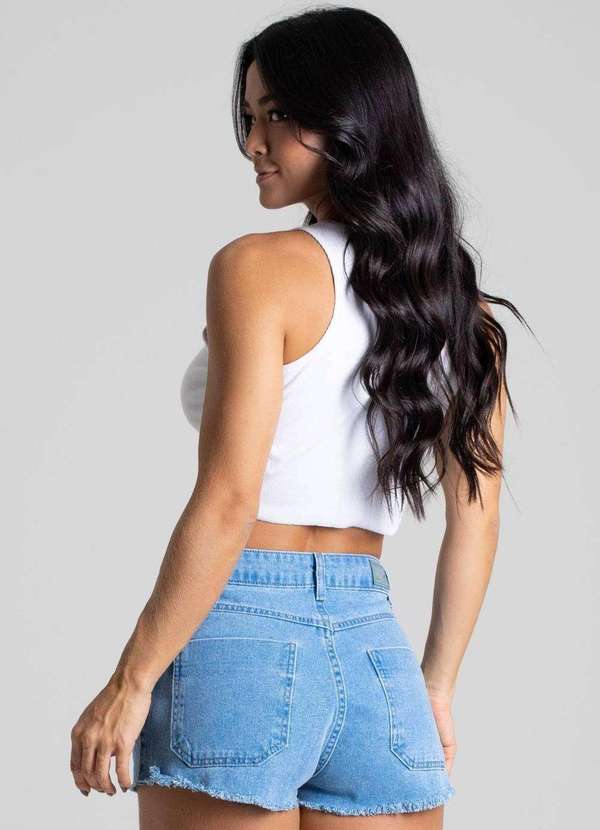 Sawary - Shorts Jeans Sawary - 276380 Azul 4