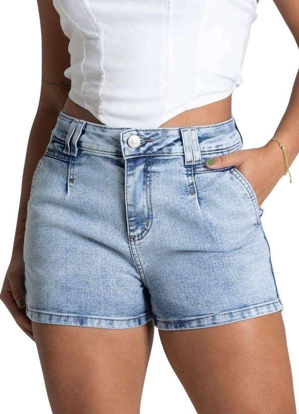 Sawary - Shorts Jeans Sawary - 278338 Azul