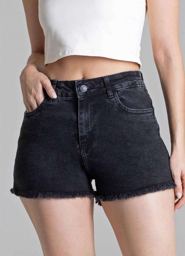Sawary - Shorts Jeans Sawary - 278389 Preto 5