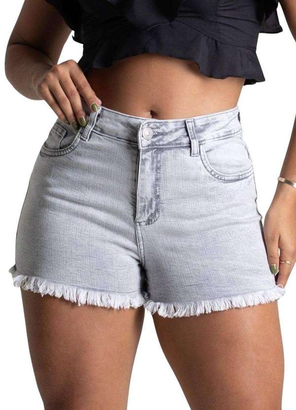Sawary - Shorts Jeans Sawary - 278392 Cinza