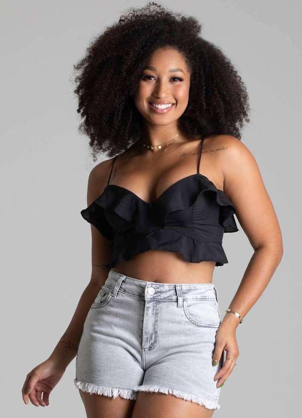 Sawary - Shorts Jeans Sawary - 278392 Cinza 2