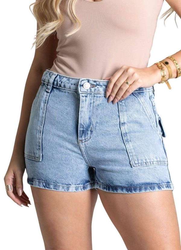 Sawary - Shorts Jeans Sawary - 278401 Azul