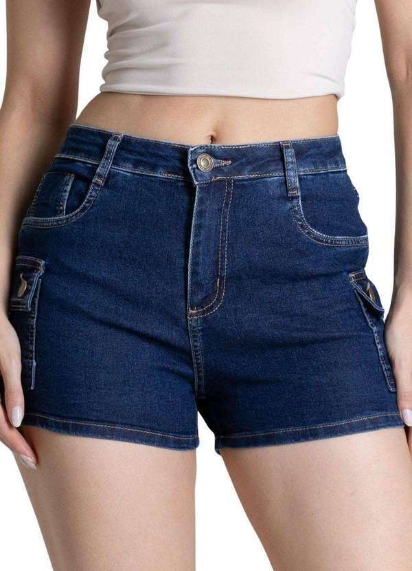 Sawary - Shorts Jeans Sawary - 278466 Azul