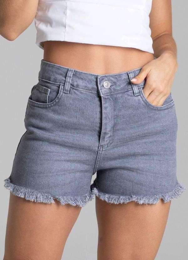 Sawary - Shorts Jeans Sawary - 278547 Cinza 5