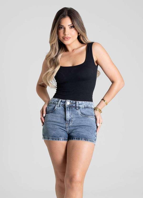 Sawary - Shorts Jeans Sawary - 281196 Azul 2