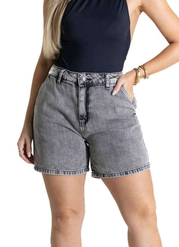 Sawary - Shorts Jeans Sawary - 281271 Cinza 6