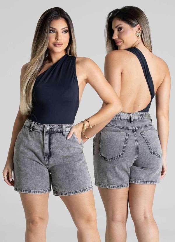 Sawary - Shorts Jeans Sawary - 281271 Cinza 2