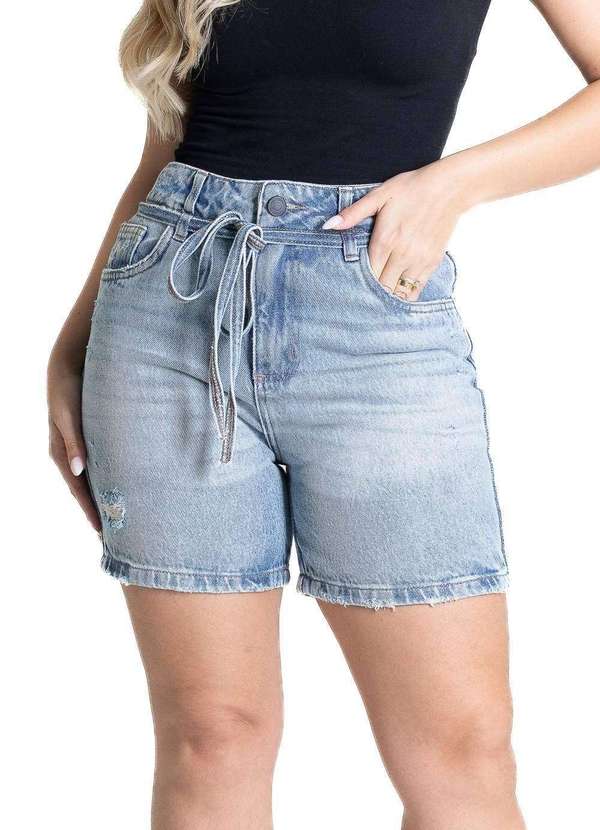 Sawary - Shorts Jeans Sawary - 281349 Azul