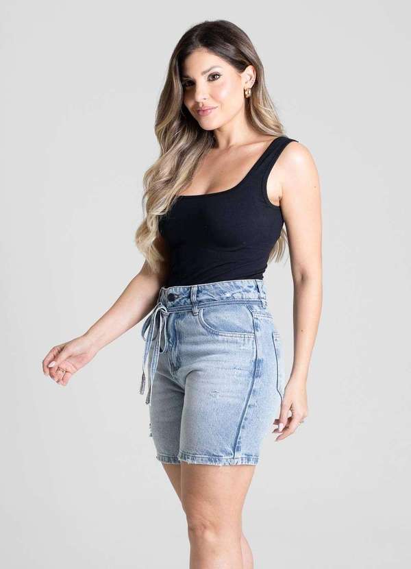 Sawary - Shorts Jeans Sawary - 281349 Azul 3