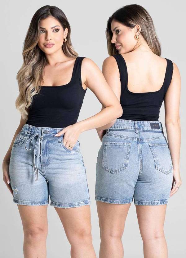 Sawary - Shorts Jeans Sawary - 281349 Azul 6