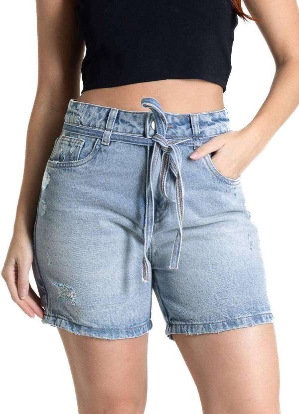 Sawary - Shorts Jeans Sawary - 281350 Azul