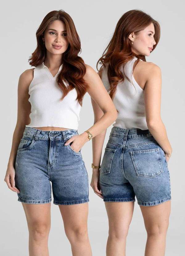 Sawary - Shorts Jeans Sawary - 281682 Azul 6