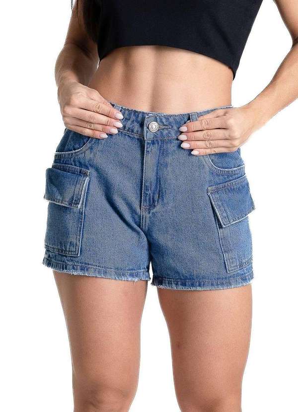Sawary - Shorts Jeans Sawary - 281806 Azul