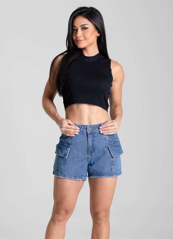Sawary - Shorts Jeans Sawary - 281806 Azul 2
