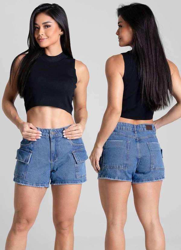 Sawary - Shorts Jeans Sawary - 281806 Azul 6