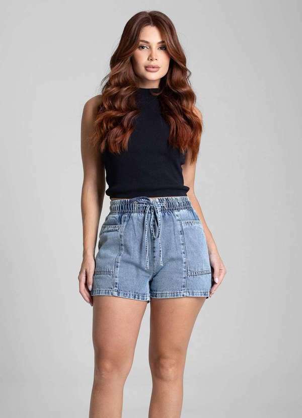 Sawary - Shorts Jeans Sawary - 282122 Azul 2