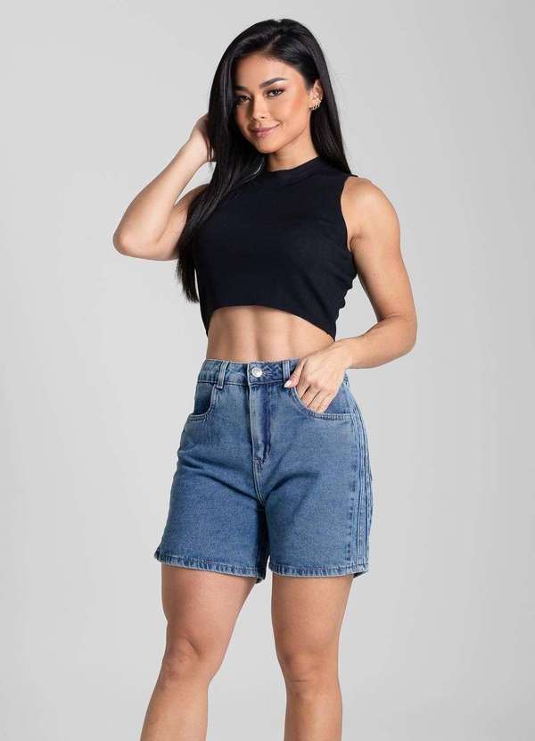 Sawary - Shorts Jeans Sawary - 282204 Azul 2