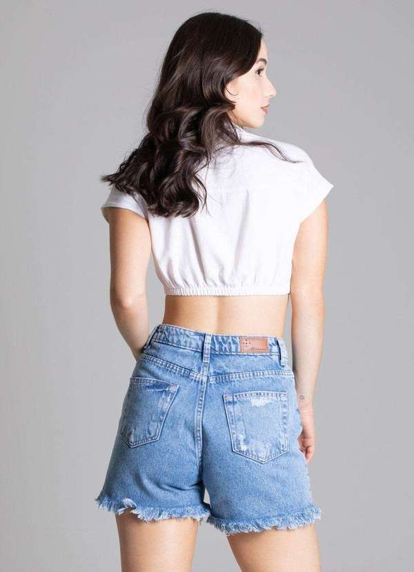 Sawary - Shorts Jeans Sawary - 275794 Azul 4