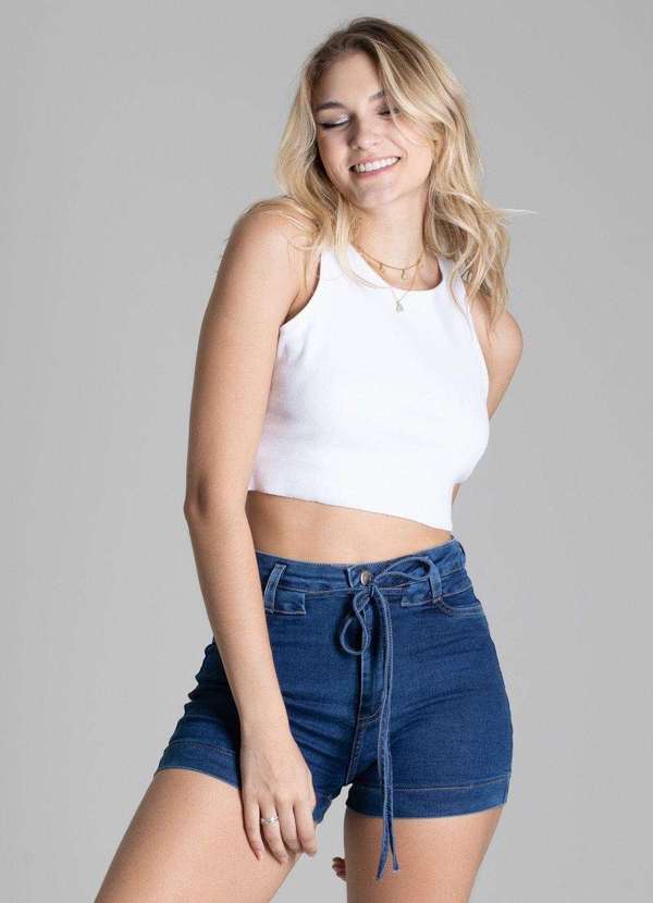 Sawary - Shorts Jeans Sawary Azul 2