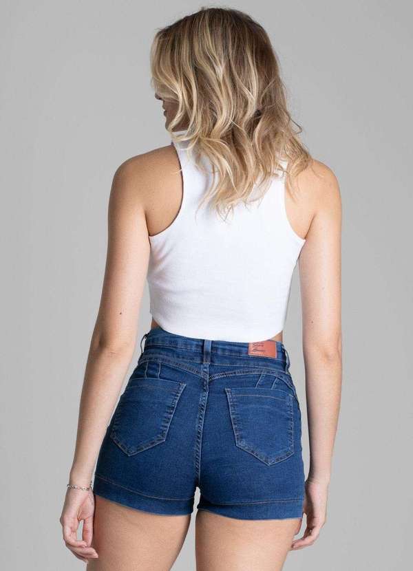 Sawary - Shorts Jeans Sawary Azul 4