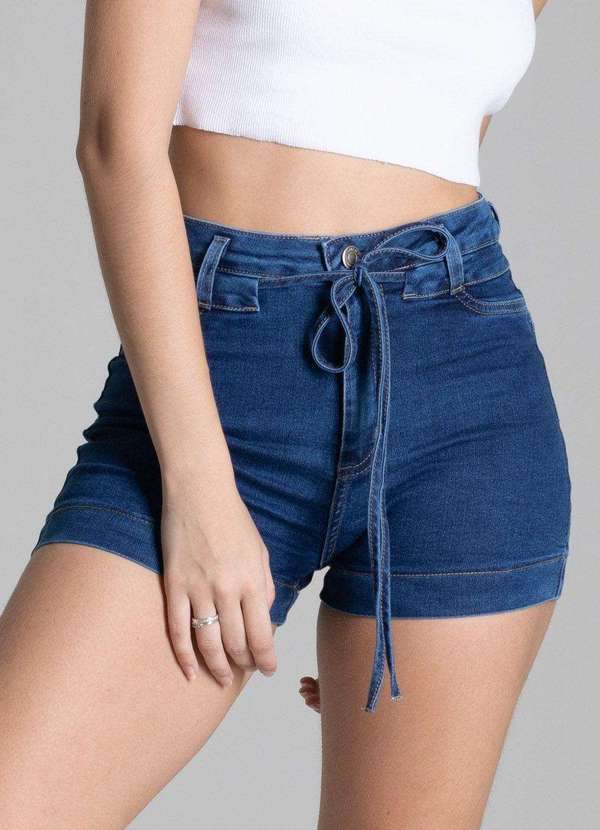 Sawary - Shorts Jeans Sawary Azul 5