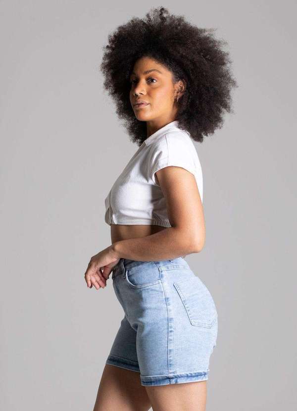 Sawary - Shorts Jeans Sawary Azul 2